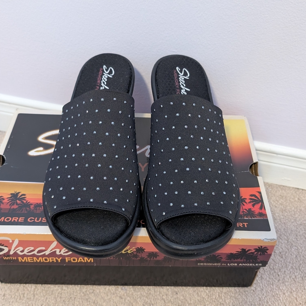 Skechers Women's Wedge Sandals Rumblers